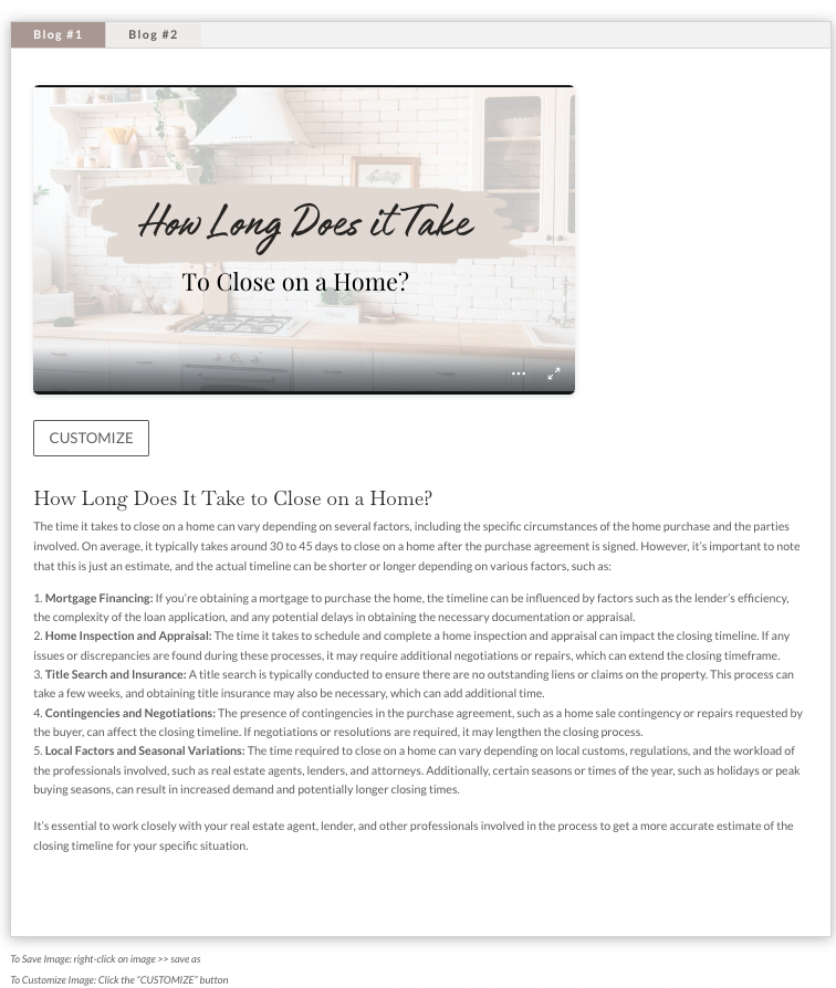 blog posts realtors